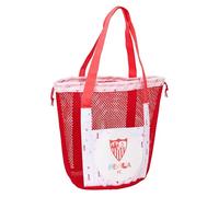 SEVILLA FC Strandtasche, Rucksack, ideal für Kinder verschiedener Altersgruppen, bequem und vielseitig, Qualität und Widerstandsfähigkeit, 28 x 28 x 34 cm