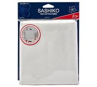 Sew Easy Sashiko Baumwollstoff - Elfenbein 1m x 1,42m 100% Baumwolle Stoff zum Nähen von Sashiko Designs
