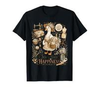 Sew Much Happiness Cottagecore Gans Nähen T-Shirt