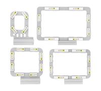 Sew Tech Magnetische Stickrahmen für Brother Innovis NQ1700E NQ1600E NQ1400E NQ3600D Stellaire XE1 Dream Machine 2 VE2200 4000D 1500D V7 V5 VM5200 Babylock Stickrahmen (4in1-BMK)