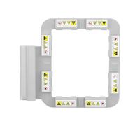 Sew Tech Magnetischer Stickrahmen für Brother Innovis NQ1700E, NQ1600E, NV880E, Stellaire XJ1, XE1, Dream Machine XV8550D, Luminaire XP2, XP3, V3LE, Quattro 6000D, 10,2 x 10,2 cm Starker Magnetrahmen