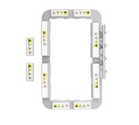 Sew Tech Magnetischer Stickrahmen für Brother SE700 SE725 SE600 SE625 SE630 SE400 SE425 PE550D PE540D PE545 PE535 PE525 PE500 NS1750D NS1850D M380D Babylock Stickmaschinen 12,7 cm. SA434MK