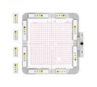Sew Tech Magnetischer Stickrahmen für Janome Memory Craft MC 500E 550E 400E 450E Elna Expressive Machine (200 x 200 mm) - JA412MK)