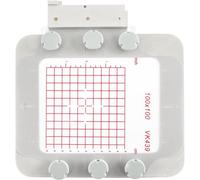 Sew Tech Magnetischer Stickrahmen, kompatibel mit Husqvarna Viking Designer Topas Diamant-Stickmaschinen-Reifen (10,2 x 10,2 cm, VK439)