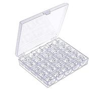 Sewing Machine Bobbins Spulen Nähmaschine,25 Stück Kunststoff Nähmaschine Spulen,Transparent Nähmaschinenspule für Elna,Janome,Brother,Singer,Veritas,Babylock,Kenmore