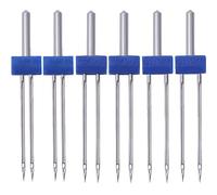 Sewing Machine Stretch Twin Needle, Doppelnadeln, Jersey-Nähmaschine, für Haushaltsnähmaschine, 6 Stück