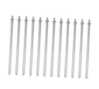 SEWOART 30 Stück Industrienähmaschinenzubehör Ersatz Garnstift Overlock Spulenstift Industrie Spulenstift Nähmaschinen Garnspulenstifte Ersatz Spulenstiftverlängerung Silber