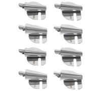 SEWOART 8 Stück Lockenwickler-riemenscheibe Rollsaumfuß Nähfuß Für Rollsäumer Nähfuß Mit Rollsaum Silver