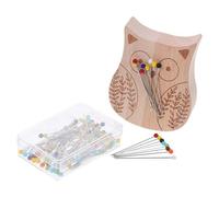 SEWOART Magnetisches Nadelkissen Aus Buchenholz Nähzubehör Bastel Organizer Magnetischer Nadelhalter Handarbeits Organizer Magnetischer Nadelhalter Nähzubehör Dekorativer