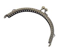 SEWOART Metall Taschengriff Halbkreis 13cm Selbstgemacht Geldbörse Griff Vintage Legierung für Handtaschen Herstellung