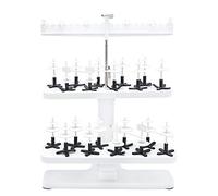 SewTech 20 Spulenfadenständer für Stickmaschine, Nähmaschine, Quilten, Overlock-Maschine, höhenverstellbarer Kegelfadenhalter für glatteren Vorschub, großer Spulenhalter für Brother, Singer, Babylock,