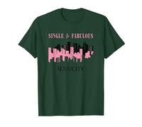 Sex and The City Happy Galentine's Day T-Shirt, Herren, Waldgrün, 3XL