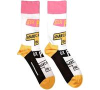 Sex Pistols Socken Anarchy In The UK Nue offiziell Unisex Weiß (UK Size 7-11) UK Size 7-11