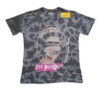 Sex Pistols T Shirt God Save The Queen Band Logo offiziell Unisex Dip Dye XXL