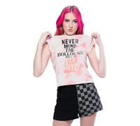 Sex Pistols The Crop T Shirt Never Mind the BO***CKS offiziell Damen Dye Wash XL