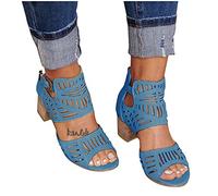 Sexy High Heels Damen Spangenpumps Damenschuhe Blockabsatz High Heels Pumps Modische Kleid Schuhe Abendschuhe Damen Tanzschuhe Perfekt für Hochzeiten und Partys