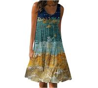 Sexy Kleid Damen Meine Bestellungen Anzeigen Casual V-Ausschnitt Midikleid Kurzarm A-Linie Kleid Strandkleid V-Ausschnitt Midi Relaxed Fit Kleider Große Größen A Linie Hohe Taille Puffärmel mit R