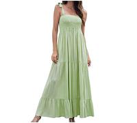 Sexy Kleid Damen Meine Bestellungen Anzeigen Sexy Ärmellos Punkte Kleid Spaghetti-Trägerkleid Elegant Hochzeit A-Linie Cocktailkleid Brautkleid Maxikleid Schulterfrei Knielang Kleider Sommer Abe