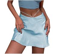 Sexy Modekleid für Frauen, kurz Geschnittener Bauchnabel, Reißverschluss, Damenkleider, einfarbig, Pendelrock, Kurze Minikleider