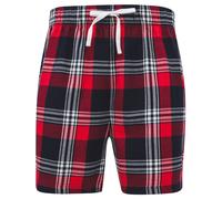 SF Men Herren Shorts mit Tartanmuster Sweat-Shorts SF082 navy-green check XL