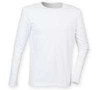 SF Men Men´s Feel Good Long Sleeved Stretch T White S (SFM124)