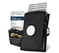 SF SCOFIELD | Airtag Wallet mit Münzfach Herren | Airtag Geldbeutel RFID - Schutz | Geldbörse für 9-10 Karten | Portmonee Herren | Portemonnaie | Kartenetui für Apple Air Tag | Wallets for Men Klein