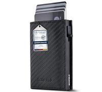 SF SCOFIELD Duality Magflip Slim Wallet ohne Münzfach | Kartenetui Herren für 9-10 Karten | Geldbeutel Portemonnaie mit RFID Schutz | Wallets for Men | Kreditkartenetui