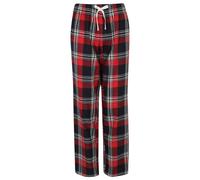 SF (Skinnifit) Damen Flanell-Pyjamahosen - Rot / dunkelblau | XS