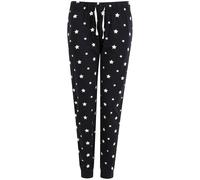 SF (Skinnifit) Damen-Pyjamahosen mit Muster - Dunkelblau / weiß | M