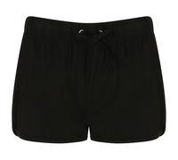 SF (Skinnifit) Damen Retro-Shorts - Schwarz / schwarz | XL