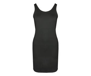 SF (Skinnifit) Damen Sommer ärmelloses Kleid - Schwarz | XL