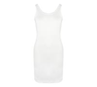 SF (Skinnifit) Damen Sommer ärmelloses Kleid - Weiß | L