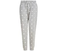 SF (Skinnifit) Herren Pyjamahose - Grau meliert / weiß | S