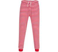 SF (Skinnifit) Herren Pyjamahose - Rot / weiß | S