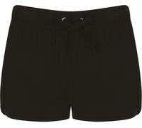 SF (Skinnifit) Damen Retro-Shorts - Schwarz / schwarz | XS