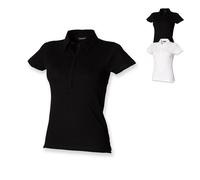 SF42 SF Women Kurzärmliges Stretch-Poloshirt für Damen