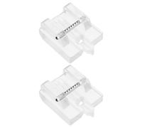 SG Store 2 x transparente, unsichtbare Reißverschlussfüße, kompatibel mit Pfaff Expression 2014, Hobby 42, Select 1471, 150, 1520 Nähmaschinenfuß