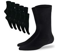 SGS 5/10 Pack Bambus Socken Herren 43-46 & Damen 39-42 - Hochwertige Atmungsaktive Klassische Strümpfe für Winter & Sommer - Socken Herren Gegen Schweiß