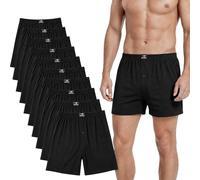 SGS 6-10 Pack Unterhosen Mann Herren Unterhosen Boxershorts Men (9/3XL, 10.stück - Schwarz)