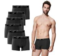 SGS-6er Pack Bambus Boxershorts Herren - Ideale Sport Unterhosen Männer für Alltag Und Sport, Weiche, Elastische unterwäsche Herren Anthrazit XL