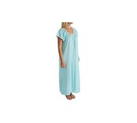 Shadowline Damen Cameo Nylon Trikot Kurzarm Langes Kleid (32123) - Grün - X-Large