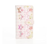 Shag Wear Damen Portemonnaie Mädchen Geldbörse Groß Langformat PU Leder - Viele Fächer/Kartenfächer mit Münzfach mit RFID-Schutz und stilvollen Designs - Schweinchen in Markt (Rosa)