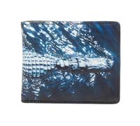 Shag Wear Herren Geldbörse Portemonnaie Geldbeutel - Münzfach mit Reissverschluss - Männer Brieftasche Querformat - Designs: Aligator