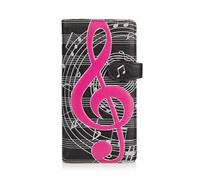 Shag Wear Junge-Damen Geldbörse, Large Purse Designs: (Klaviatur Melodie Schwarz/Keyboard Melody)