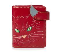 Shag Wear ® Portemonnaie Geldbörse Damen Geldbeutel Mädchen Bifold Mehrfarbig Portmonee Designs: (Katze/Cats Eyes)