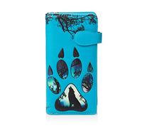 Shag Wear ® Portemonnaie Geldbörse Damen Geldbeutel Mädchen Bifold Mehrfarbig Portmonee Designs: (Wolfs Pfote/Wolf Paw)