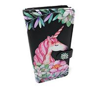 Shagwear Unicorn Große Geldbörse, Schwarz
