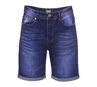 Shah Traders Summer Denim Jeans Shorts Designer Jeans Herren Shorts Kurze Hose Slim Fit Cotton Short Denim Stretch (Dark Blue, W40)