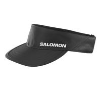 Salomon Shakeout-Visier, auffälliger reflektierender Look, schnell trocknendes, atmungsaktives Gewebe, Flexible, packbare Krempe und verstellbare Passform zum Laufen