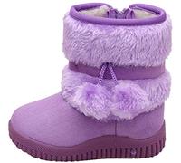 ShangSRS Neu Warme Schneeschuhe Mädchen Kinder Ball Hirschleder Winter Baby Baumwolle Schuhe Boot Stiefel (22 EU, Lila)